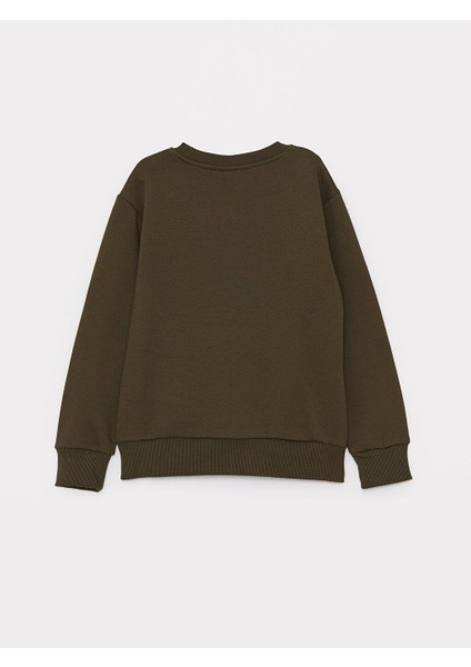 Bisiklet Yaka Baskılı Uzun Kollu Erkek Çocuk Sweatshirt fiyatları