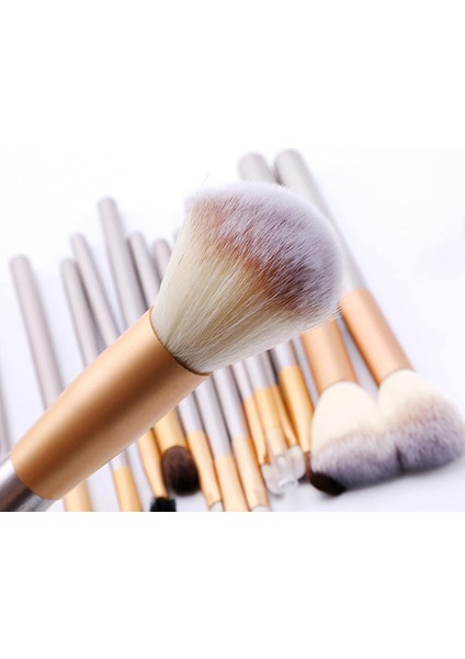 Professional Makeup Brush Champagne Serisi 12'Li Makyaj Fırça Seti fırsatları