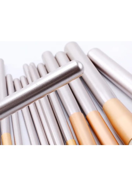 Professional Makeup Brush Champagne Serisi 12'Li Makyaj Fırça Seti indirimleri
