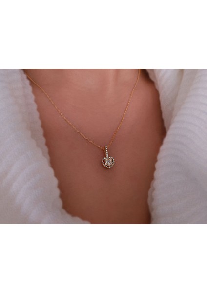 Pırlanta Kalp Kolye 0405P0009 fiyatları
