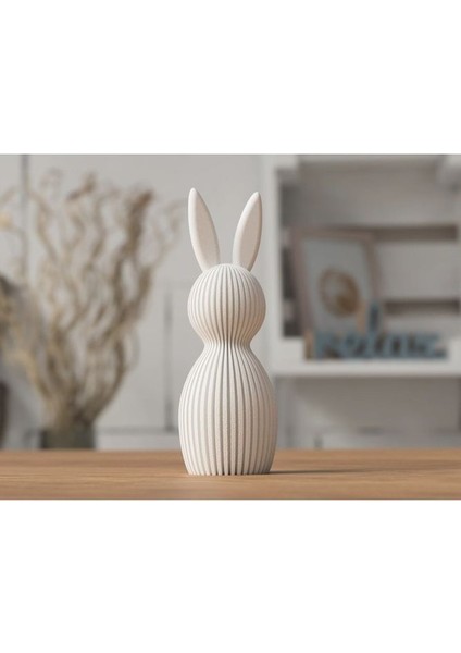 Modern Biblo Tavşan Masa Süsü 11CM Plastik