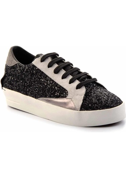 Siyah Taşlı Deri Kadın Casual Ayakkabı K01102140303 fiyatları