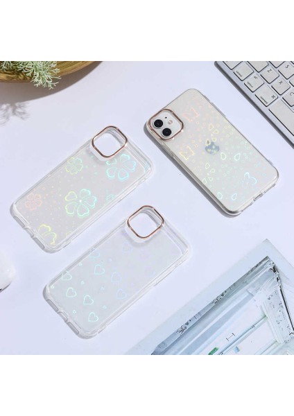 PineApple TR Apple iPhone 11 Uyumlu Zore Sidney Desenli Sert Kapak-Butterfly No2