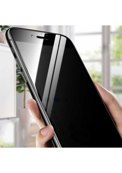Apple iPhone 8 Plus Uyumlu Davin 5d Privacy Cam Zore Ekran Koruyucu