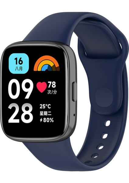 Xiaomi Redmi Watch 3 Active Uyumlu Klasik Kordon Zore Kırmızı