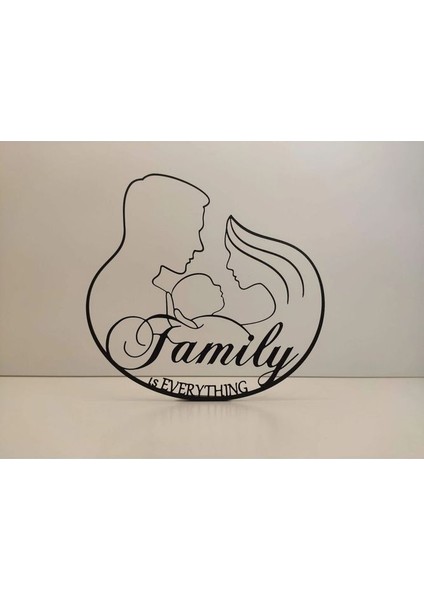 Family Aile Çocuk Masa Süsü Biblo Hediyelik 25CM Plastik