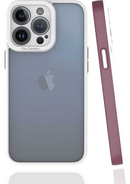Apple iPhone 13 Pro Uyumlu Zore Mima Kapak-Mürdüm