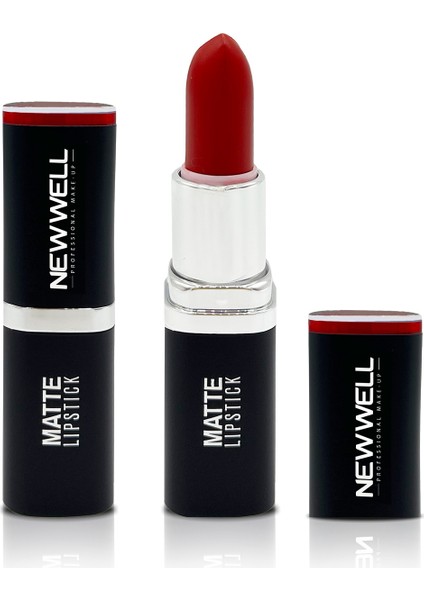 New Well Permanent Matte Lipstick 06 Claret Red  Uzun Süre Kalıcı