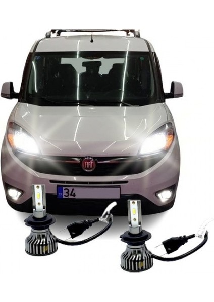 Fıat Doblo 4 LED Xenon Uzun Far Ampulü H7 Mono