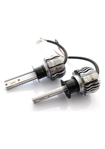 H1 LED Xenon Oto Ampul Zero Fansız Buz Mavi