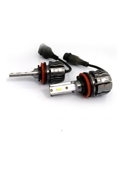 H16 LED Xenon Oto Ampul Zero Fansız Beyaz