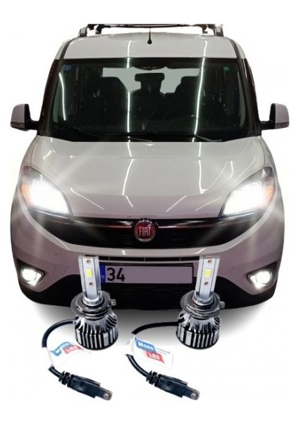 Fıat Doblo 4 LED Xenon Kısa Far Ampulü H7 Mono
