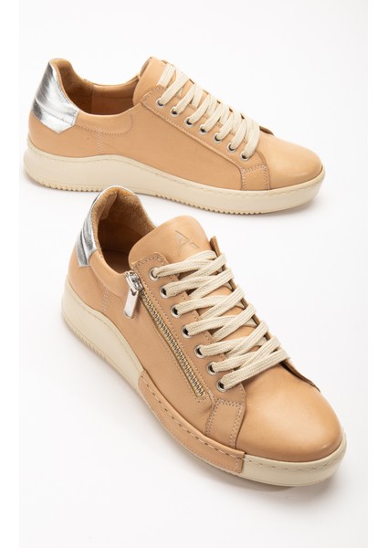 Kadın Deri Fermuarlı Spor Ayakkabı 2665 Spor Scıssors/gumus 36 fiyatları