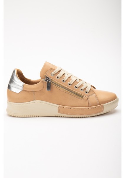 Kadın Deri Fermuarlı Spor Ayakkabı 2665 Spor Scıssors/gumus 36 modelleri