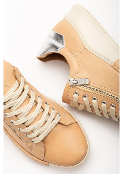 Kadın Deri Fermuarlı Spor Ayakkabı 2665 Spor Scıssors/gumus 36 fırsatları