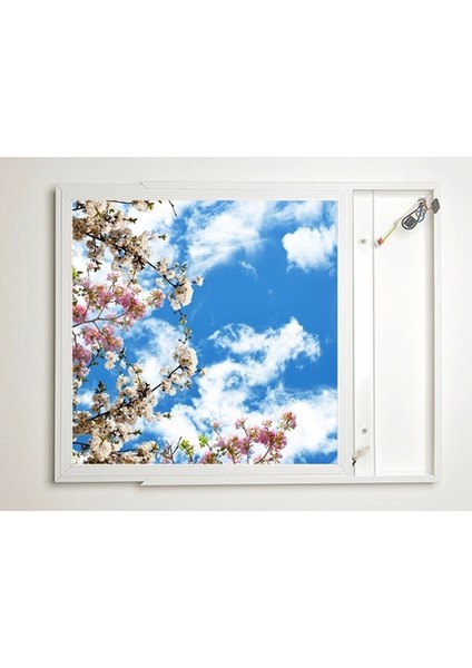 60X60 LED Panel Aydınlatma Armatür Avize Sıva Üstü Desenli Tekli 46510453SU fiyatları