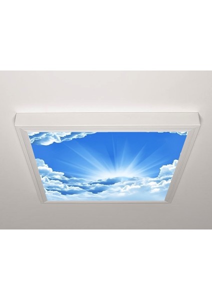 60X60 LED Panel Aydınlatma Armatür Avize Sıva Üstü Desenli Tekli 46510417SU