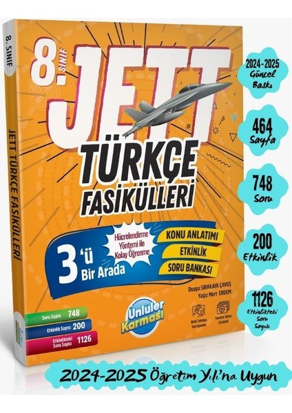 Ünlüler Karması 8. Sınıf LGS Jett Türkçe Fasikülleri