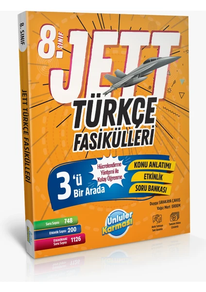 Ünlüler Karması 8. Sınıf LGS Jett Türkçe Fasikülleri