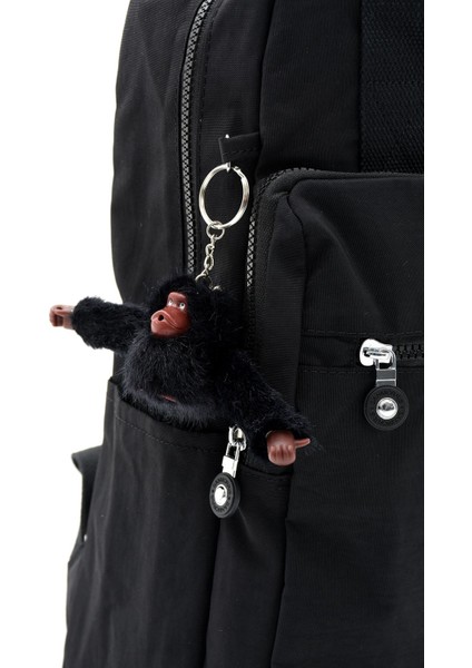 Unisex Suya Dayanıklı Krinkıl Kumaş Çok Gözlü Büyük Boy Laptop Okul ve Sırt Çantası