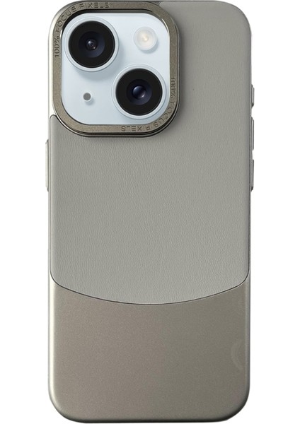 iPhone 14 Kılıf Stylis Napa Texture Pc Leather Kapak