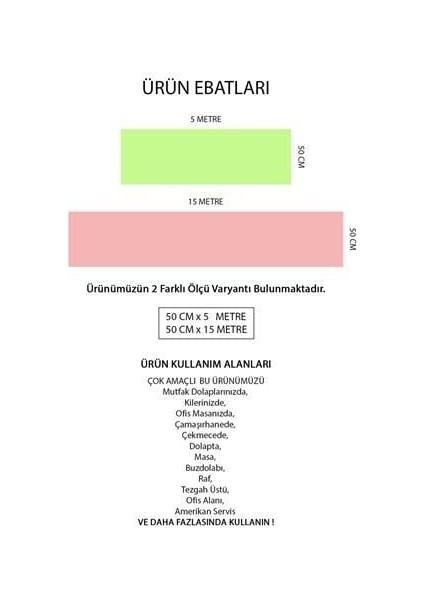 Kaymaz Dolap Içi Çekmece Raf Vitrin Örtüsü - 032-KUMGRI