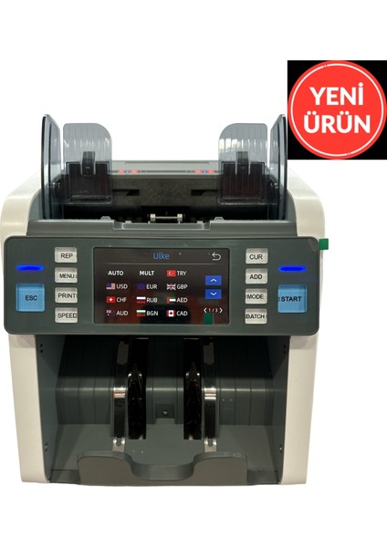 AL930 Çift Cıslı 25 Ülke Otomatik Para Sayma Makinesi