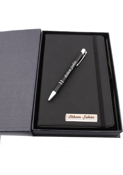 Özel Kutusunda Isme Özel Defter Kalem Seti Öğretmenler Günü