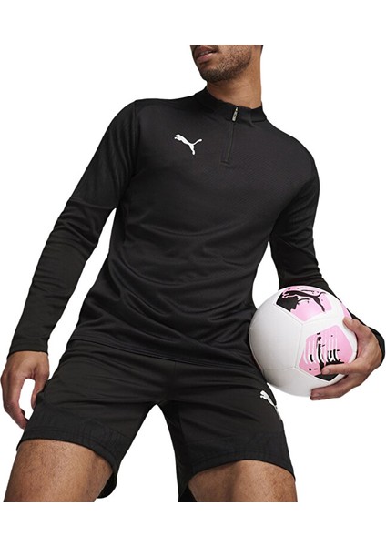 Teamfinal Training 1/4 Zip Top Erkek Futbol Antrenman Uzun Kollu Üst 65855103 Siyah