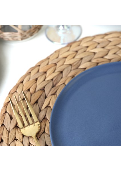 Mat Mavi Sardes Pasta Tabağı 22 cm 6 Adet 399 modelleri