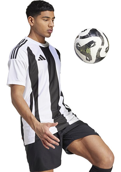 Adidas Striped 24 Jsy Erkek Futbol Forması IW2143 Beyaz