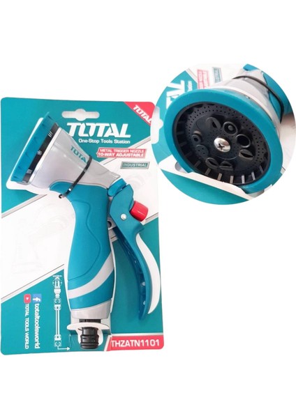 Otomatik 10 Fonksiyonlu Araba Yıkama Bahçe Sulama Temizleme Tabancası Tetikli Ayarlı Tabanca indirimleri