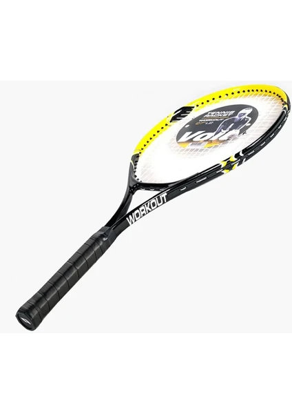 Workout Tenis Raketi 27 Inch L2 Fosfor Sarı Unisex Tenis Raketi