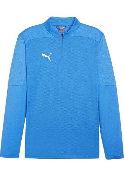 Teamfinal Training 1/4 Zip Top Erkek Futbol Antrenman Uzun Kollu Üst 65855102 Mavi