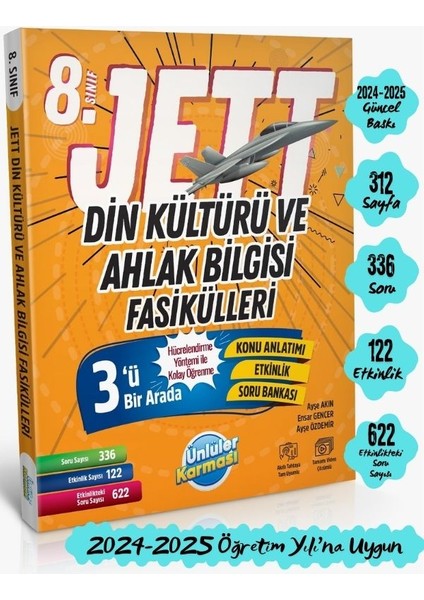 Ünlüler Karması 8. Sınıf LGS Jett Din Kültürü ve Ahlak Bilgisi Fasikülleri