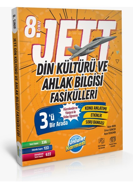 Ünlüler Karması 8. Sınıf LGS Jett Din Kültürü ve Ahlak Bilgisi Fasikülleri