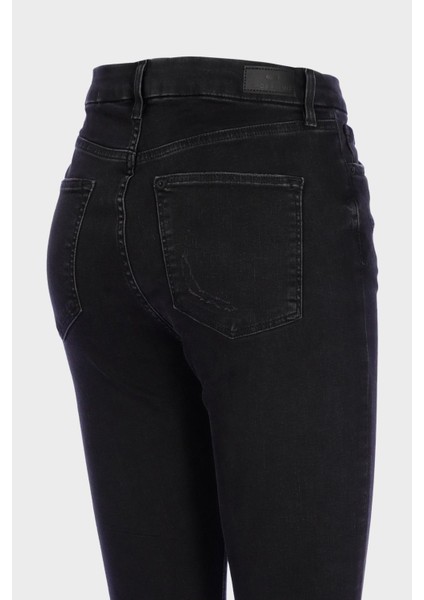 Judy Antrasit Yüksek Bel Patı Fermuarlı Dizi Yırtıklı Skinny Curve Jean Pantolon C 4521-207 modelleri