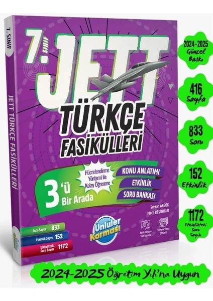 Ünlüler Karması 7. Sınıf Jett Türkçe Fasikülleri