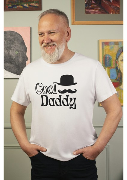 Cool Daddy Tshirt Babalar Günü Hediyelik T-Shirt