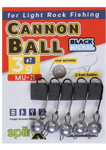 Cannon Ball Mafsallı Jig Head