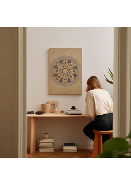 16YY Sanatsal Mandala Duvar Dekorasyon Kanvas Tablo modelleri