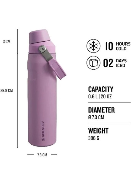 The Aerolight Iceflow Soğuk Su Termosu 0,60 Lt (20 Oz) - Lilac