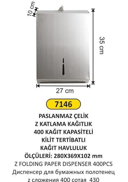 Paslanmaz Çelik Krom Z Katlı Havlu Aparatı 400'LÜ fiyatları