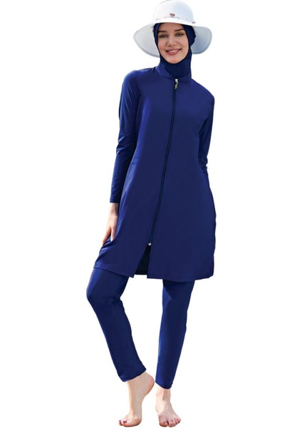 Kadın Lacivert Uzun Kol Tesettür Mayo 24182 fiyatları