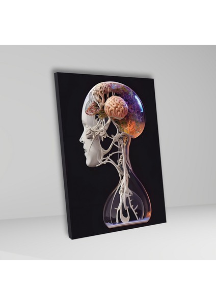 Tekli Dikey Kanvas Beyin Cerrahi Poliklinik Tablosu Saydam Kafa fiyatları