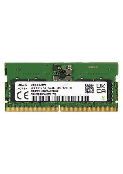 Sk Hynix HMCG66AGBSA095N 8 GB 5600 Mhz Ddr5 Ram