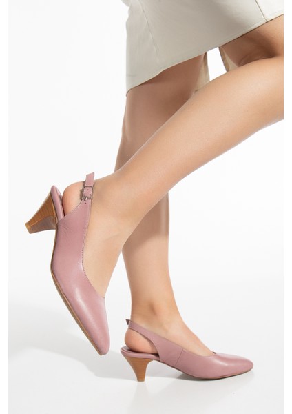 Kadı Hakiki Deri Bilekten Bağlı 2906 Klasik Pembe 35