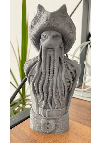 Davy Jones Figür Karayip Korsanları Uçan Hollandalı Büstü 15CM