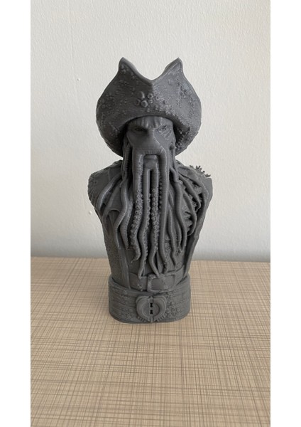 Davy Jones Figür Karayip Korsanları Uçan Hollandalı Büstü 15CM