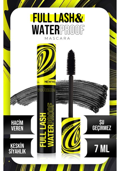 New Well Full Lash Volume Waterproof Mascara